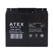 Atex AX12-18 12V 18Ah Akü thumbnail 1