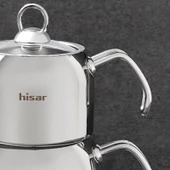 Satürn Çelik Çaydanlık - Inox - 2 lt + 1 lt thumbnail 2