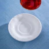 Milano Çay Tabağı - Kırık Beyaz - 13 cm thumbnail 2