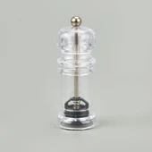 2'li Tuz Karabiber Değirmeni - Şeffaf - 11 cm thumbnail 3