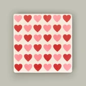 Kitchen Kalpler Taş Bardak Altlığı - Renkli - 10x10 cm - 3