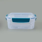 Diktdörtgen Kilitli Saklama Kabı - Asorti - 1,25 lt - 1