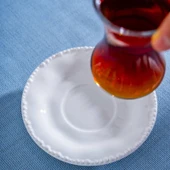 Milano Çay Tabağı - Kırık Beyaz - 13 cm thumbnail 3