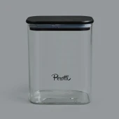 Porter Saklama Kabı - Siyah / Şeffaf - 1,2 lt thumbnail 1