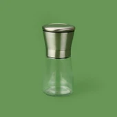 Tuz ve Biber Değirmeni - Şeffaf / Gri - 13 cm thumbnail 1