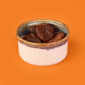 Porselen Sufle Kabı - Mavi - 9 cm - 2