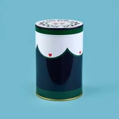 Amore Yuvarlak Tekli Metal Kutu - Renkli - 900 ml - 1