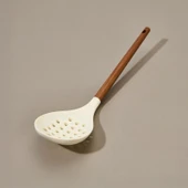 Akasya Saplı Silikon Kevgir - Kahverengi / Krem thumbnail 3