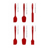 Drongo 6'lı Spatula Seti - Kırmızı thumbnail 3