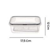 Fresh Box Dikdörtgen Bölmeli Saklama Kabı - 800 ml - 3