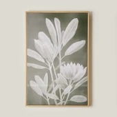 Deco Green Culture Kanvas Tablo - Yeşil / Beyaz - 90x60 cm thumbnail 2