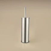 Bath Akıllı Kapaklı Tuvalet Fırçası - Krom - 36 cm thumbnail 2