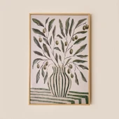 Deco Green Culture Olive Kanvas Tablo - Yeşil - 90x60 cm thumbnail 2
