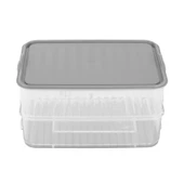 Easy Click 3 Parça Saklama Kabı - Şeffaf - 1,6 lt thumbnail 2