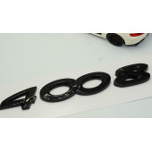 DK Peugeot 4008 Ön Kaput Ve Bagaj 3M 3D ABS Parlak Siyah Yazı Logo thumbnail 3