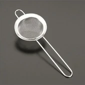 Çelik Çay Süzgeci - 16 cm thumbnail 2