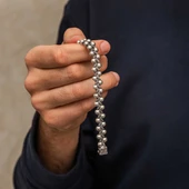 Gümüş Oksitli Toplu Erkek Bileklik thumbnail 3