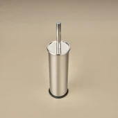 Bath Akıllı Kapaklı Tuvalet Fırçası - Krom - 36 cm thumbnail 3