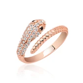 Gümüş Rose Yılan Yüzük thumbnail 1