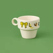 Tasarım Lucky 2'li Espresso Fincanı - Renkli - 90 ml thumbnail 3