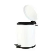 Bath Pedallı Çöp Kovası - Beyaz - 5 lt thumbnail 3