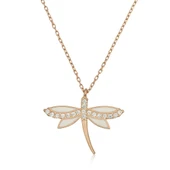 Gümüş Rose Yusufçuk Bayan Kolye thumbnail 1