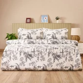 Soft Novera Kolay Ütülenir Çift Kişilik Nevresim Seti - Antrasit thumbnail 1