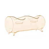 Design 2'li Sıralı Cam Mumluk - Bal thumbnail 3