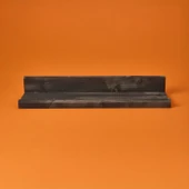 Dekor L Duvar Rafı - Siyah - 49x14x7 cm thumbnail 2