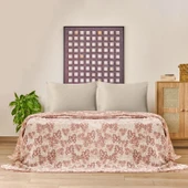 Soft Belloria Çift Kişilik Yatak Örtüsü - Kiremit - 220x255 cm thumbnail 1