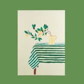 Deco Lime Cello Kanvas Tablo - Yeşil - 50x70 cm thumbnail 2