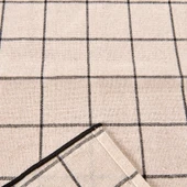 Trallies Runner - Ekru / Siyah - 45x150 cm thumbnail 3