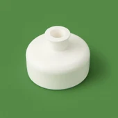 Deco Carly Şamdan - Beyaz - 7x9 cm - 1