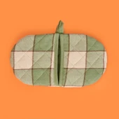 Toscana Fırın Eldiveni - Ekru / Yeşil - 14x26 cm thumbnail 2