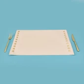 Kitchen Deri Amerikan Servis - Bej - 32x44 cm thumbnail 2