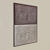 Deco Otilie Kanvas Tablo - Siyah / Krem - 120x90 cm thumbnail 2