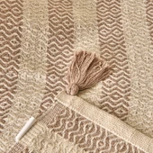 Soft Hill Koltuk Örtüsü - Bej - 115x200 cm thumbnail 3