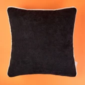 Soft Asas Kırlent - Siyah - 45x45 cm thumbnail 2