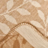 Soft Sprig Pamuklu Tv Battaniyesi - Bej - 130x170 cm thumbnail 3