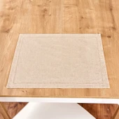 Pamira 2'li Amerikan Servis - Bej - 30x45 cm thumbnail 2