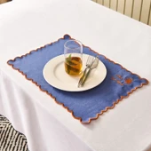 Soft Sun Maddness Amerikan Servis - Lacivert - 30x50 cm thumbnail 3