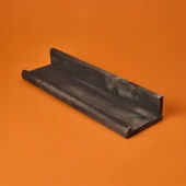 Dekor L Duvar Rafı - Siyah - 49x14x7 cm thumbnail 3