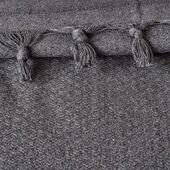 Soft Arven Çift Kişilik Yatak Örtüsü - Antrasit - 200x230 cm thumbnail 2