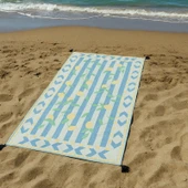 Soft Lime Cello Peştamal - Ekru - 90x160 cm thumbnail 1