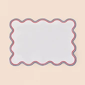 Soft Nonna Amerikan Servis - Mavi / Kırmızı - 30x50 cm thumbnail 3