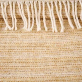 Soft Luma Pamuklu Tek Kişilik Battaniye - Bej / Krem - 150x200 cm thumbnail 2