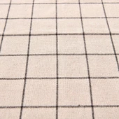 Trallies Runner - Ekru / Siyah - 45x150 cm thumbnail 2