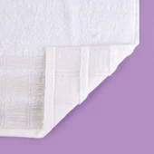 Soft Golden Star Shiny Yüz Havlusu - Ekru - 50x90 cm - 3