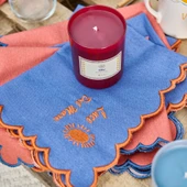 Soft Sun Maddness Amerikan Servis - Lacivert - 30x50 cm thumbnail 2