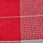 Soft Vintera Pamuklu Tek Kişilik Battaniye - Kırmızı / Lacivert - 150x200 cm thumbnail 2